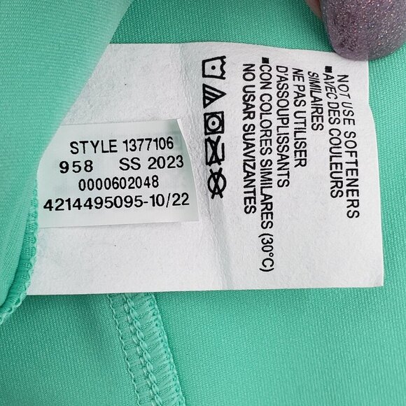Under Armour Womens Armour Tank Size XL Racerback Stretch Workout Mint Green NEW - Picture 10 of 12